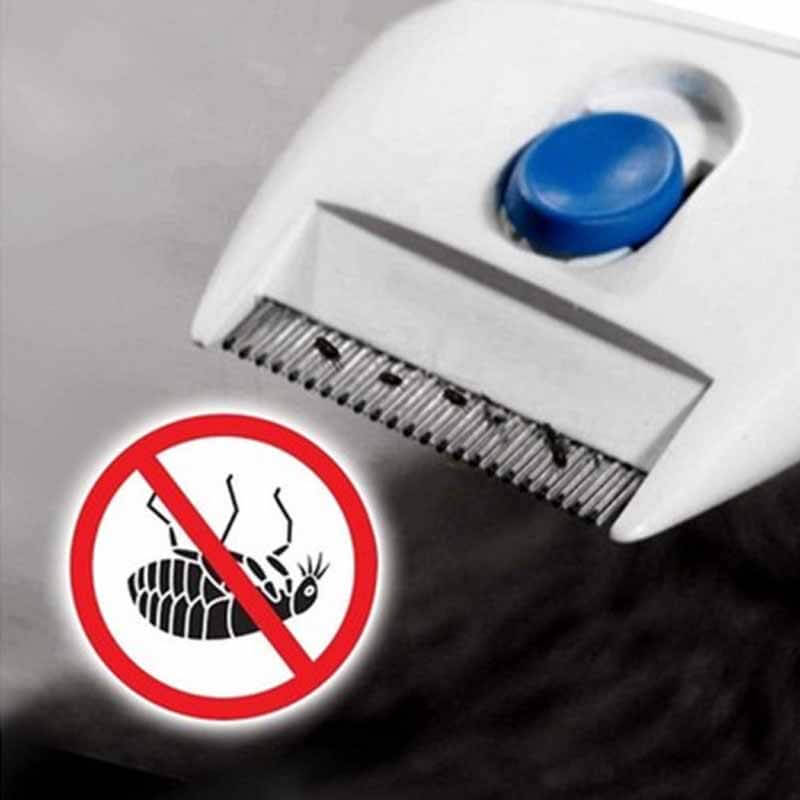 Peine eléctrico antipulgas para mascotas