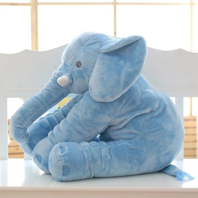 Peluche elefante, cojín de peluche grande de 40 o 60 cm para bebés y niños, relleno de algodón PP, 5 colores