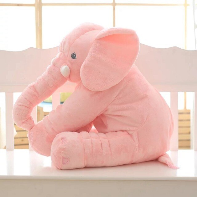Peluche elefante, cojín de peluche grande de 40 o 60 cm para bebés y niños, relleno de algodón PP, 5 colores