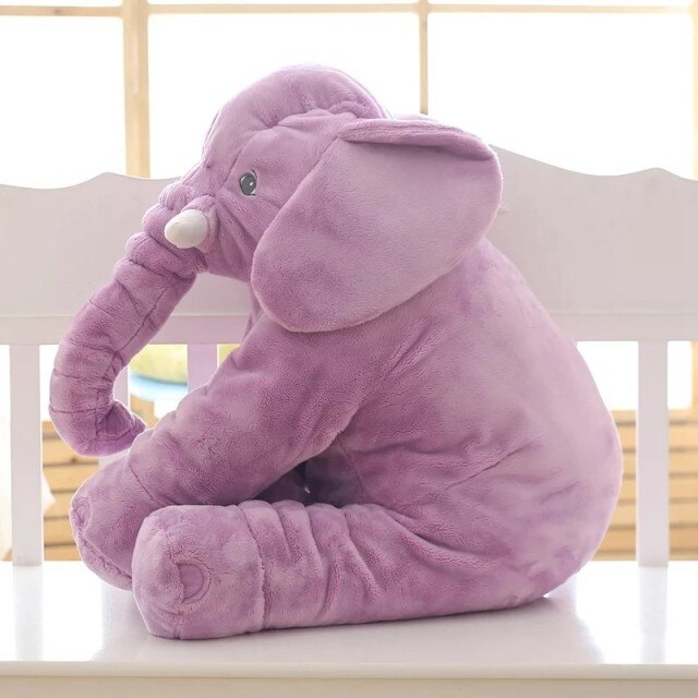 Peluche elefante, cojín de peluche grande de 40 o 60 cm para bebés y niños, relleno de algodón PP, 5 colores