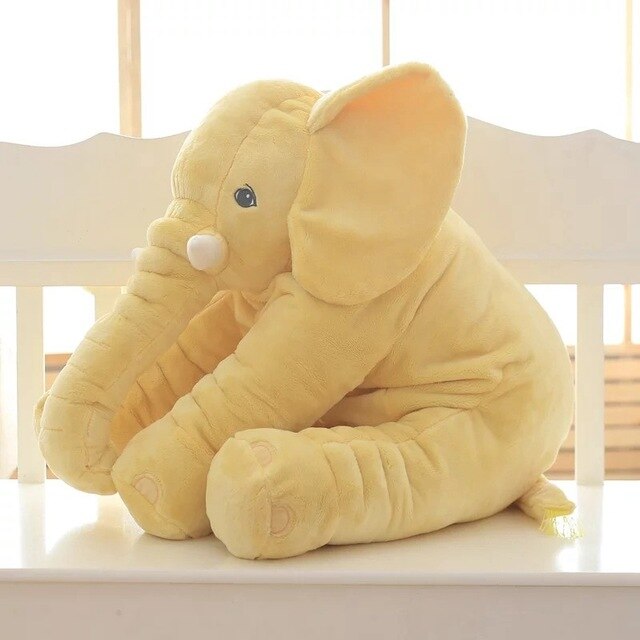 Peluche elefante, cojín de peluche grande de 40 o 60 cm para bebés y niños, relleno de algodón PP, 5 colores