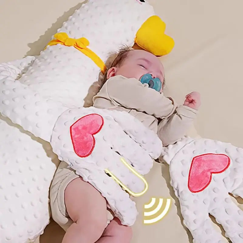 Peluche Ganso Calmante para Bebé con Movimiento y Mando