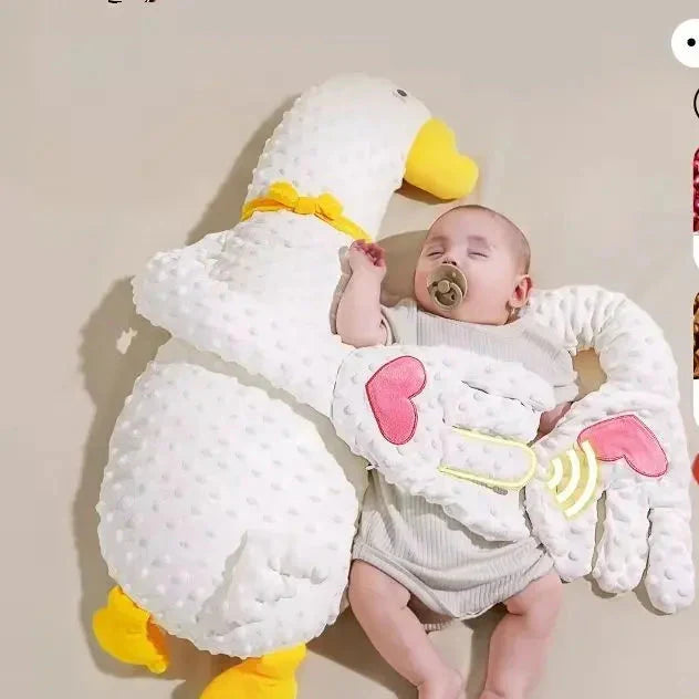 Peluche Ganso Calmante para Bebé con Movimiento y Mando