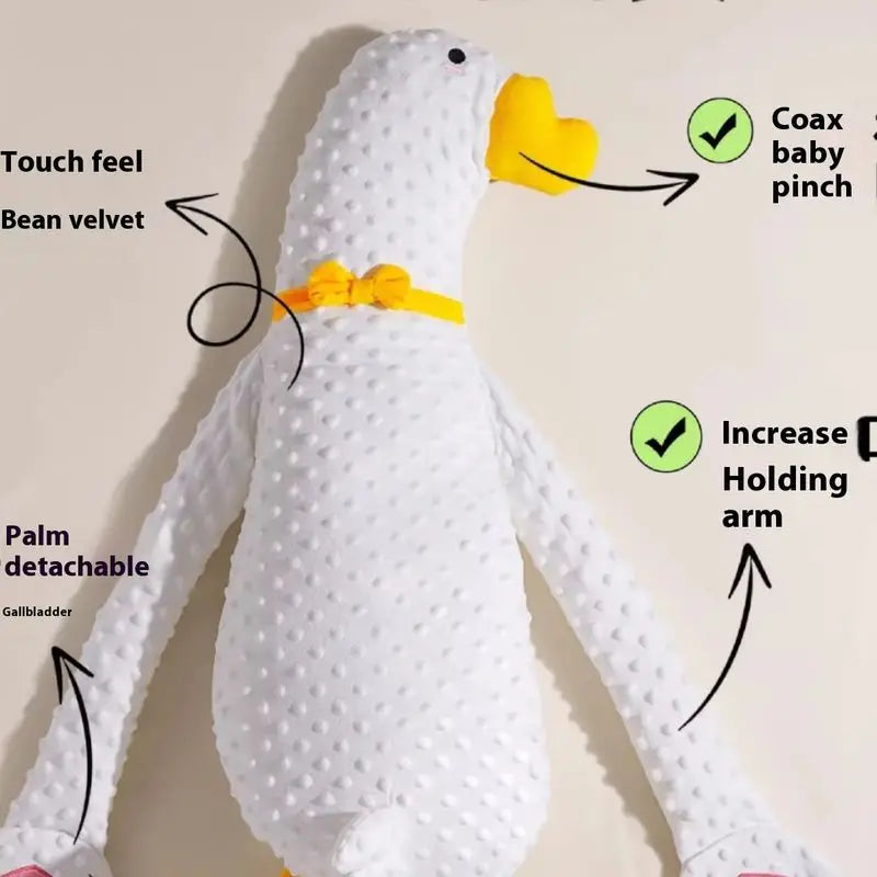 Peluche Ganso Calmante para Bebé con Movimiento y Mando