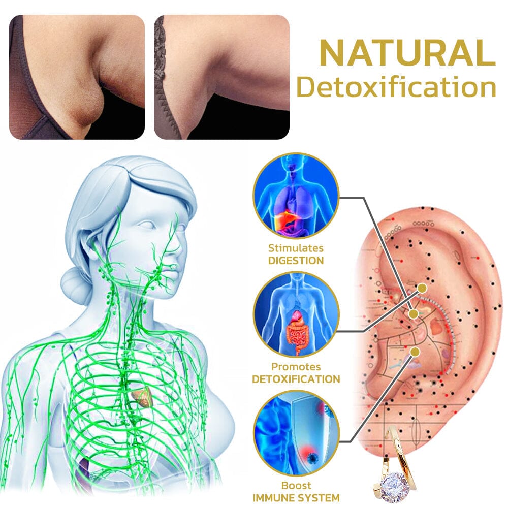 Pendientes de germanio Lymphvity para el bienestar