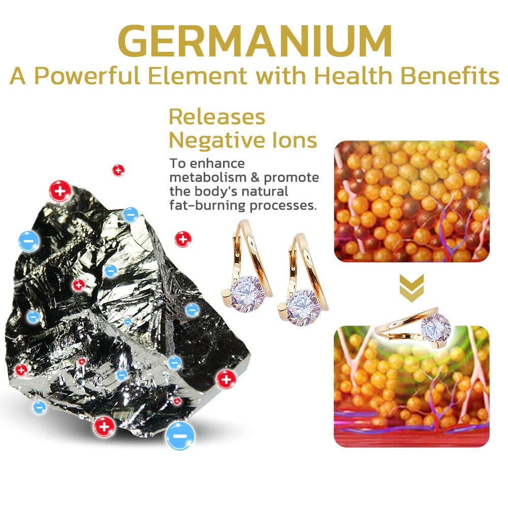 Pendientes de germanio Lymphvity para el bienestar