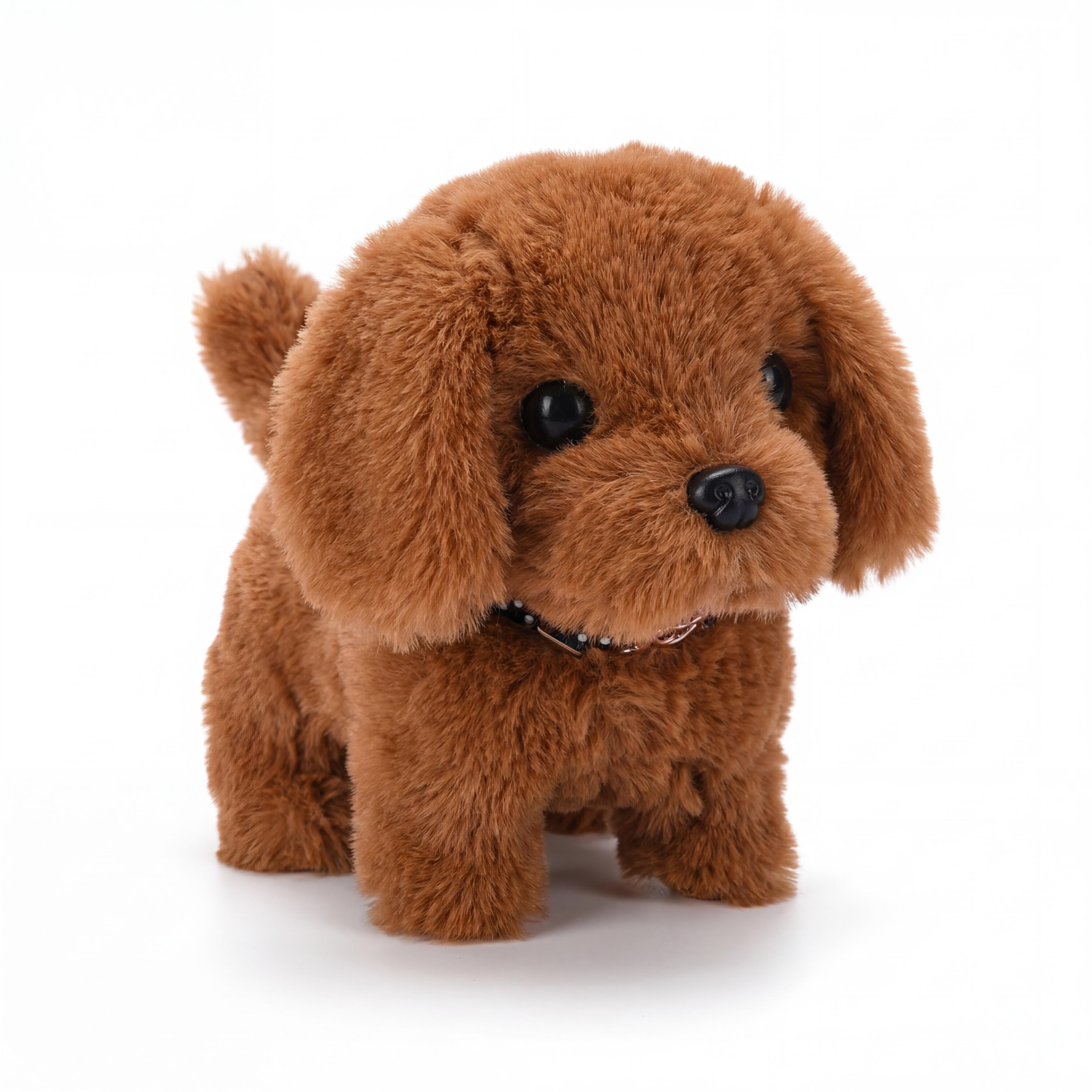 Perrito de peluche interactivo con movimiento realista