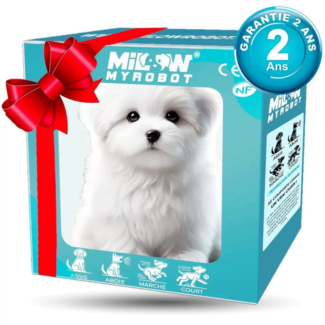 Perrito de peluche interactivo con movimiento realista