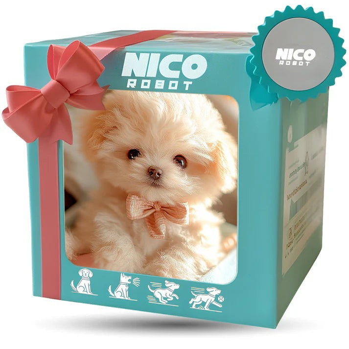 Perrito de peluche interactivo con movimiento realista