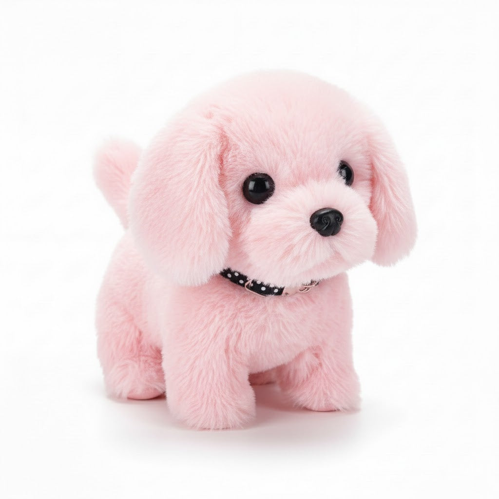 Perrito de peluche interactivo con movimiento realista