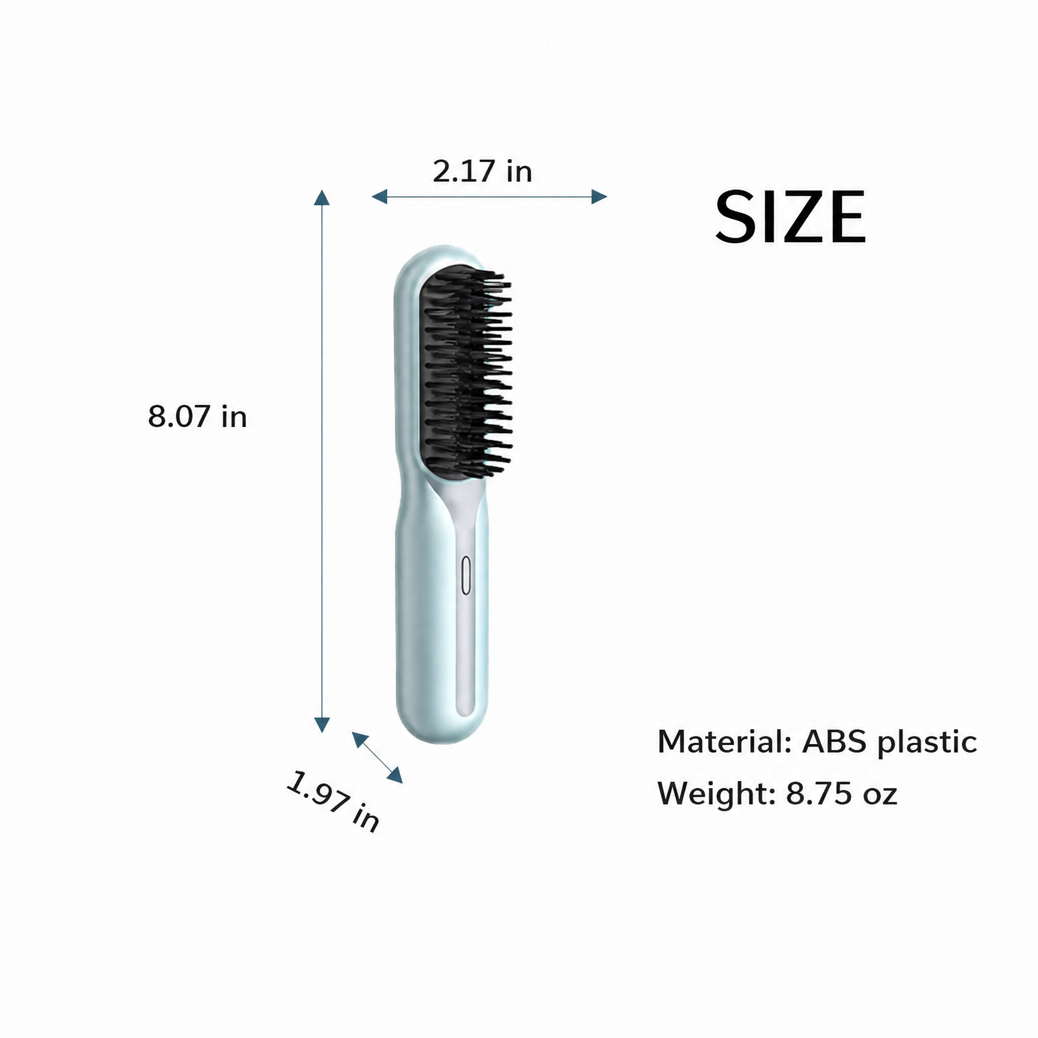 Plancha alisadora | Cepillo alisador inalámbrico | Peinado rápido y cabello brillante | IonFlex Styler