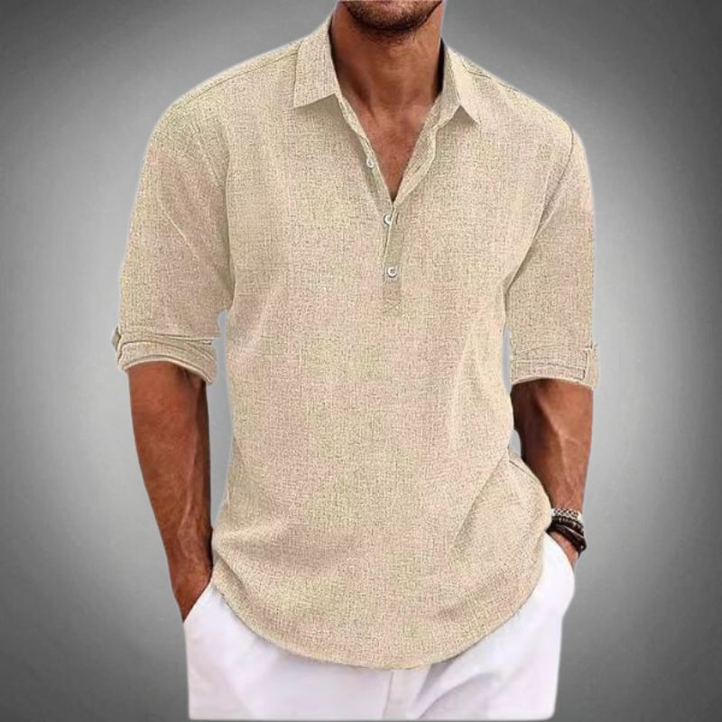 Polo clásico para hombre para primavera y verano