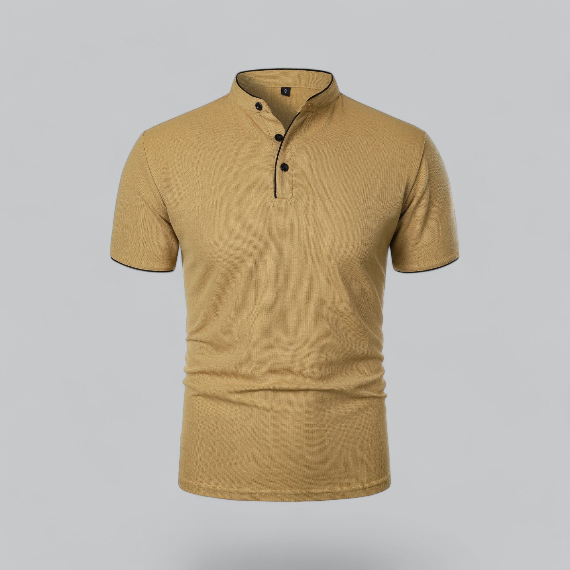 Polo sin cuello para hombre – estilo clásico para cualquier ocasión