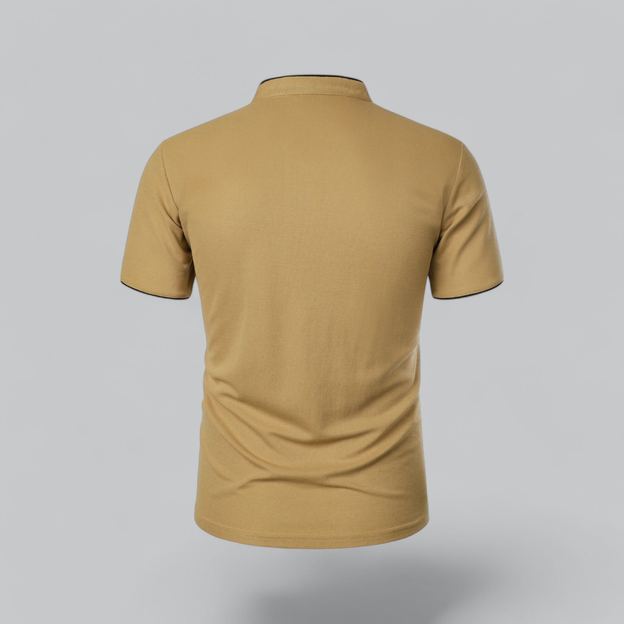 Polo sin cuello para hombre – estilo clásico para cualquier ocasión