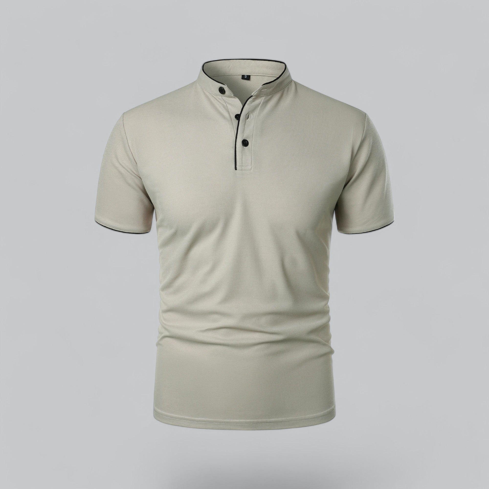 Polo sin cuello para hombre – estilo clásico para cualquier ocasión