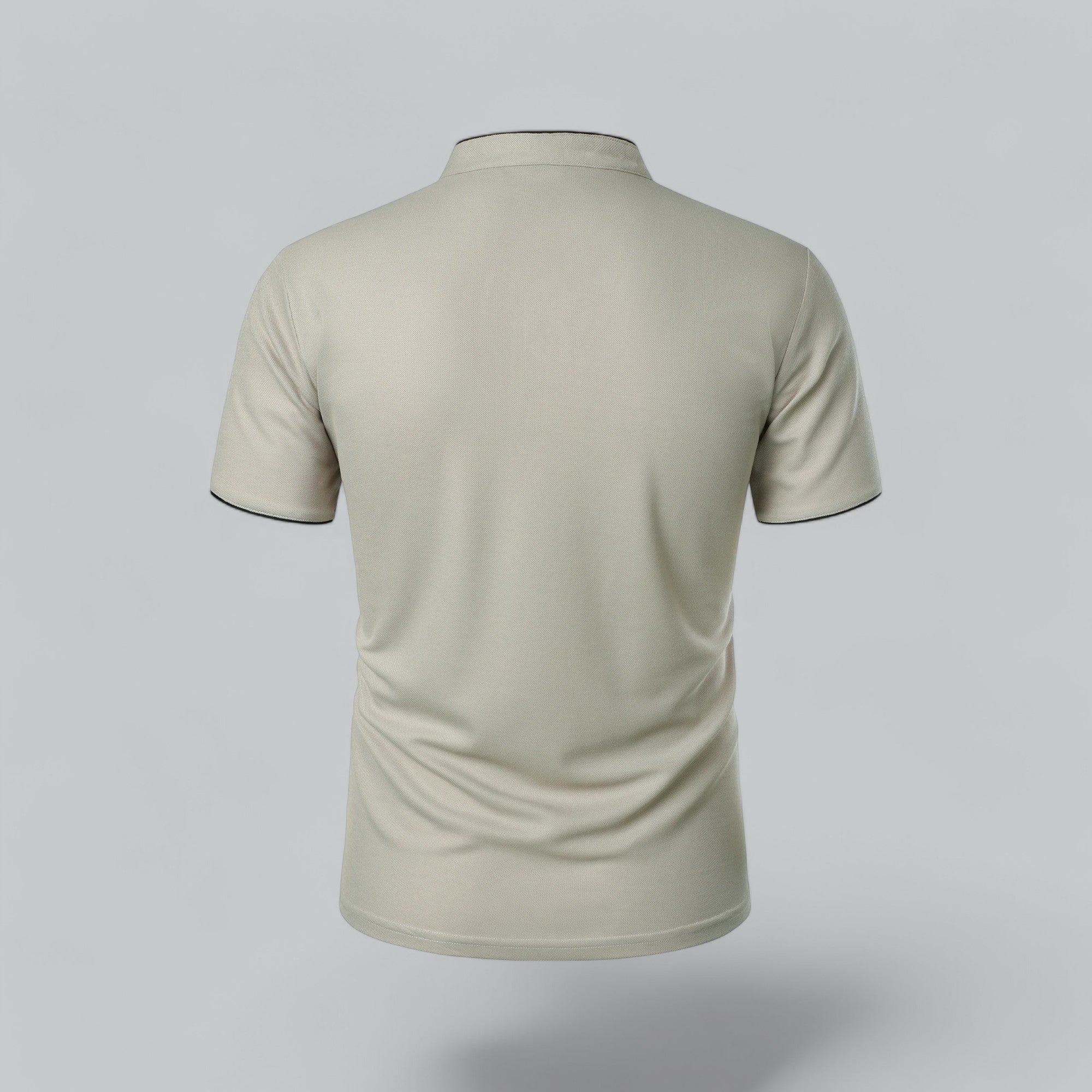 Polo sin cuello para hombre – estilo clásico para cualquier ocasión
