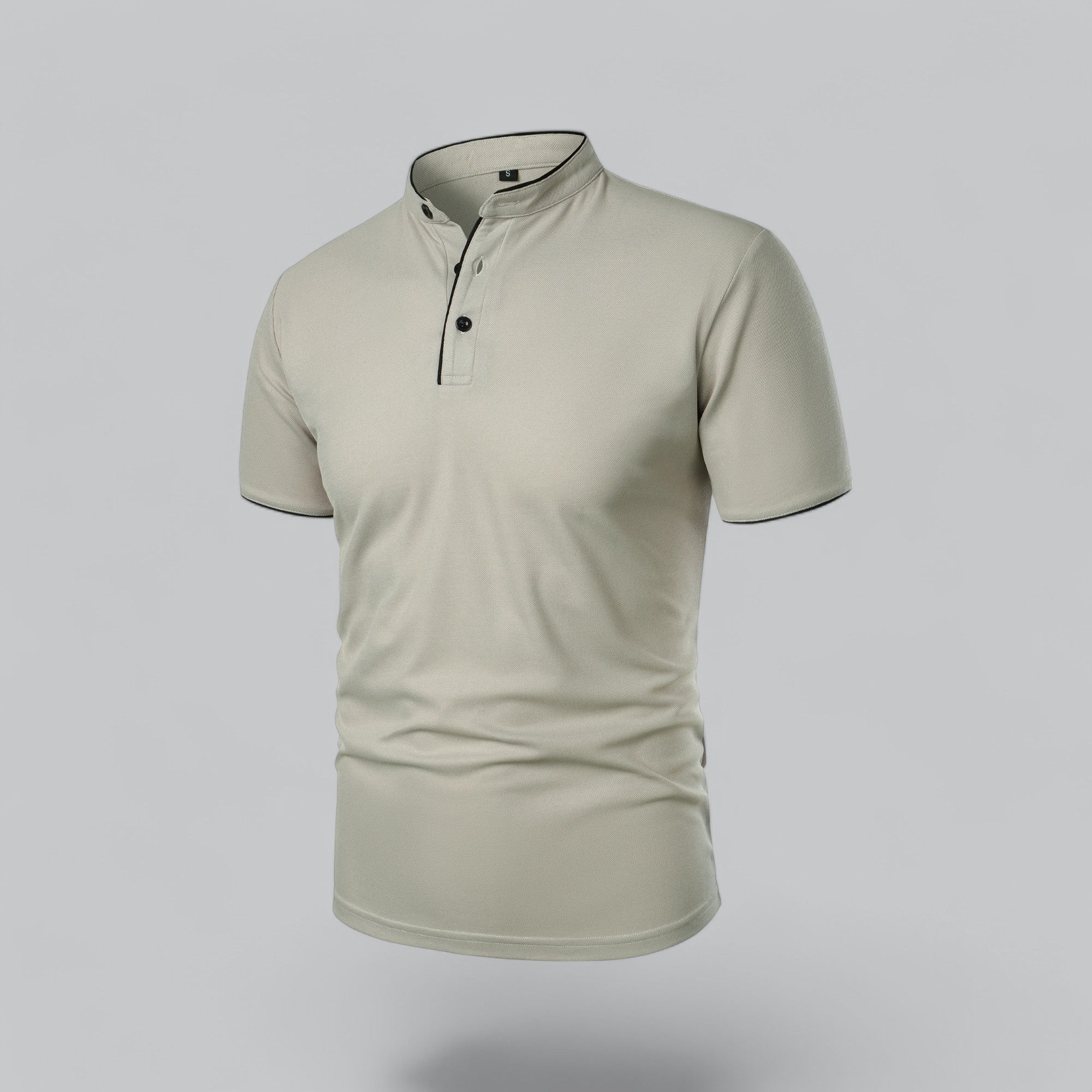 Polo sin cuello para hombre – estilo clásico para cualquier ocasión