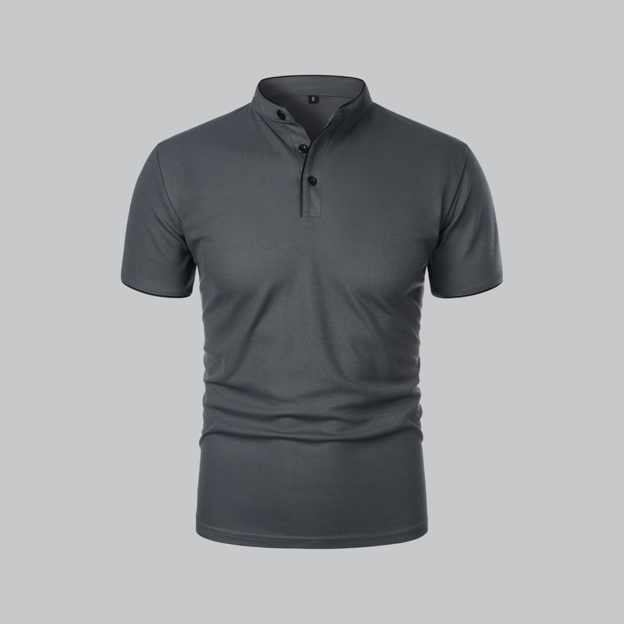 Polo sin cuello para hombre – estilo clásico para cualquier ocasión