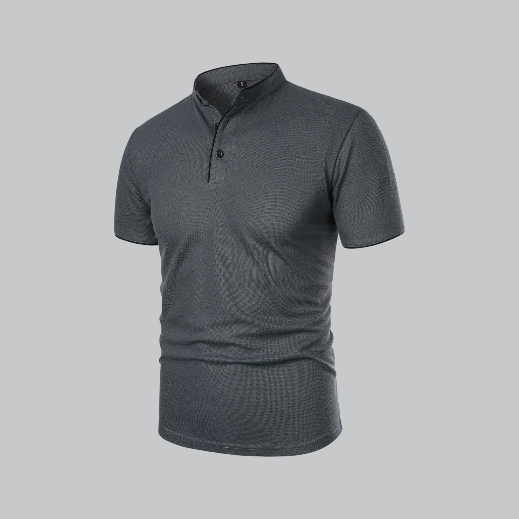 Polo sin cuello para hombre – estilo clásico para cualquier ocasión
