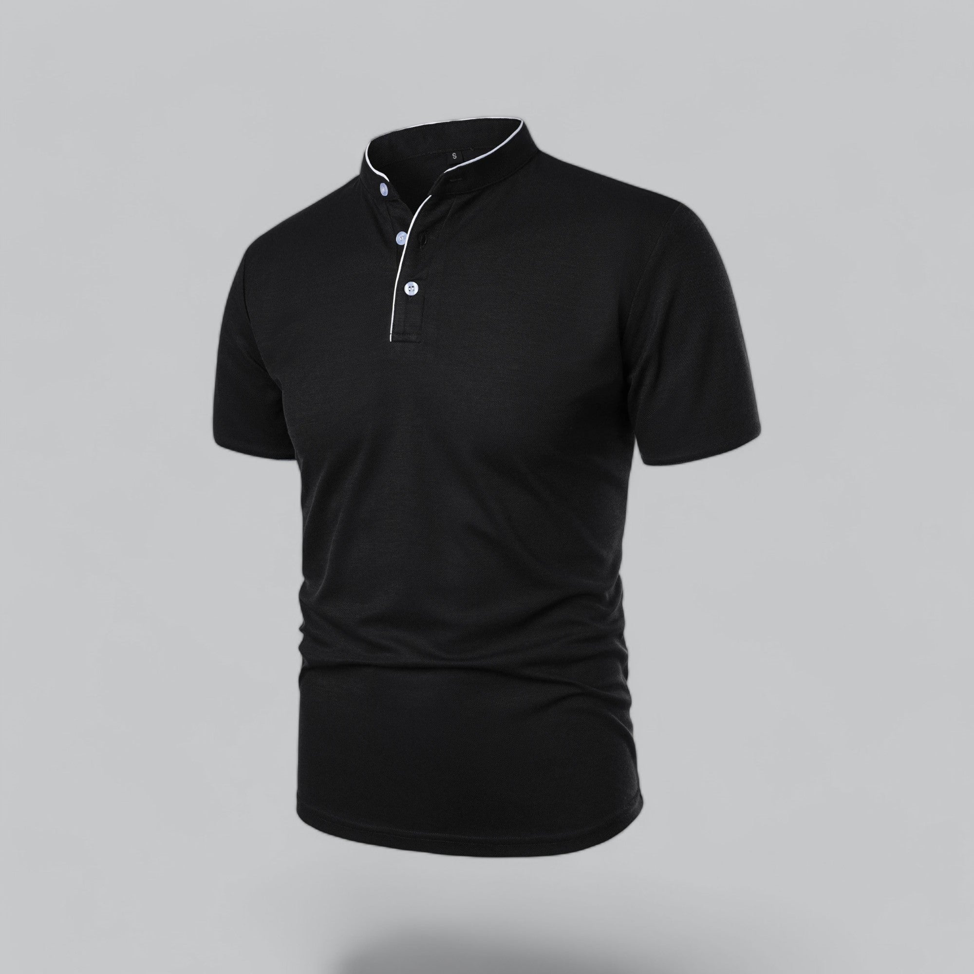 Polo sin cuello para hombre – estilo clásico para cualquier ocasión