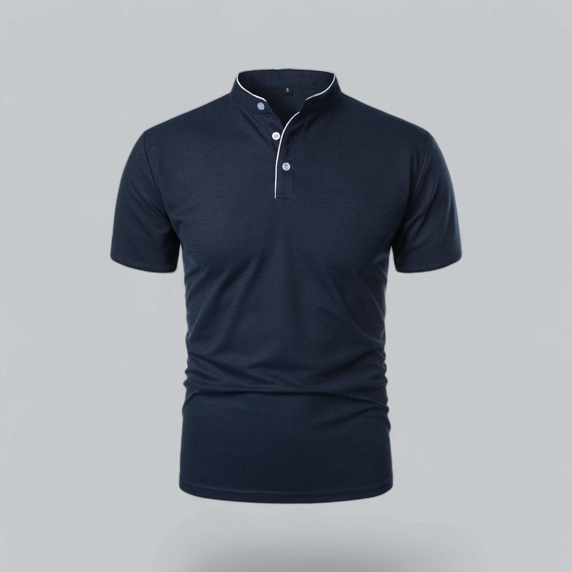 Polo sin cuello para hombre – estilo clásico para cualquier ocasión
