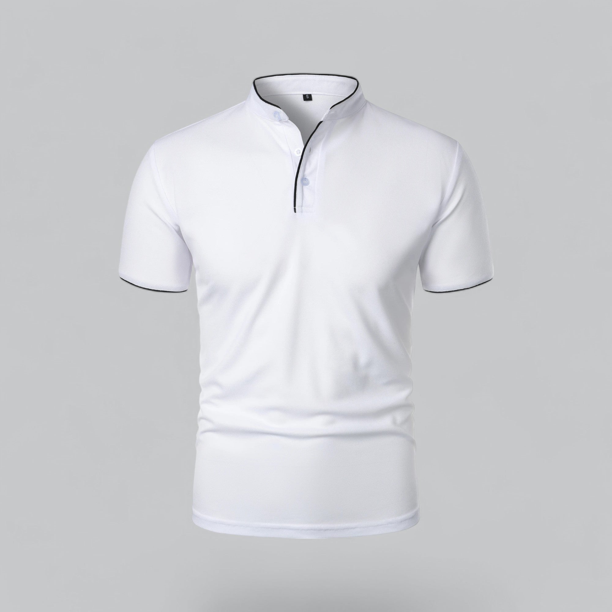 Polo sin cuello para hombre – estilo clásico para cualquier ocasión