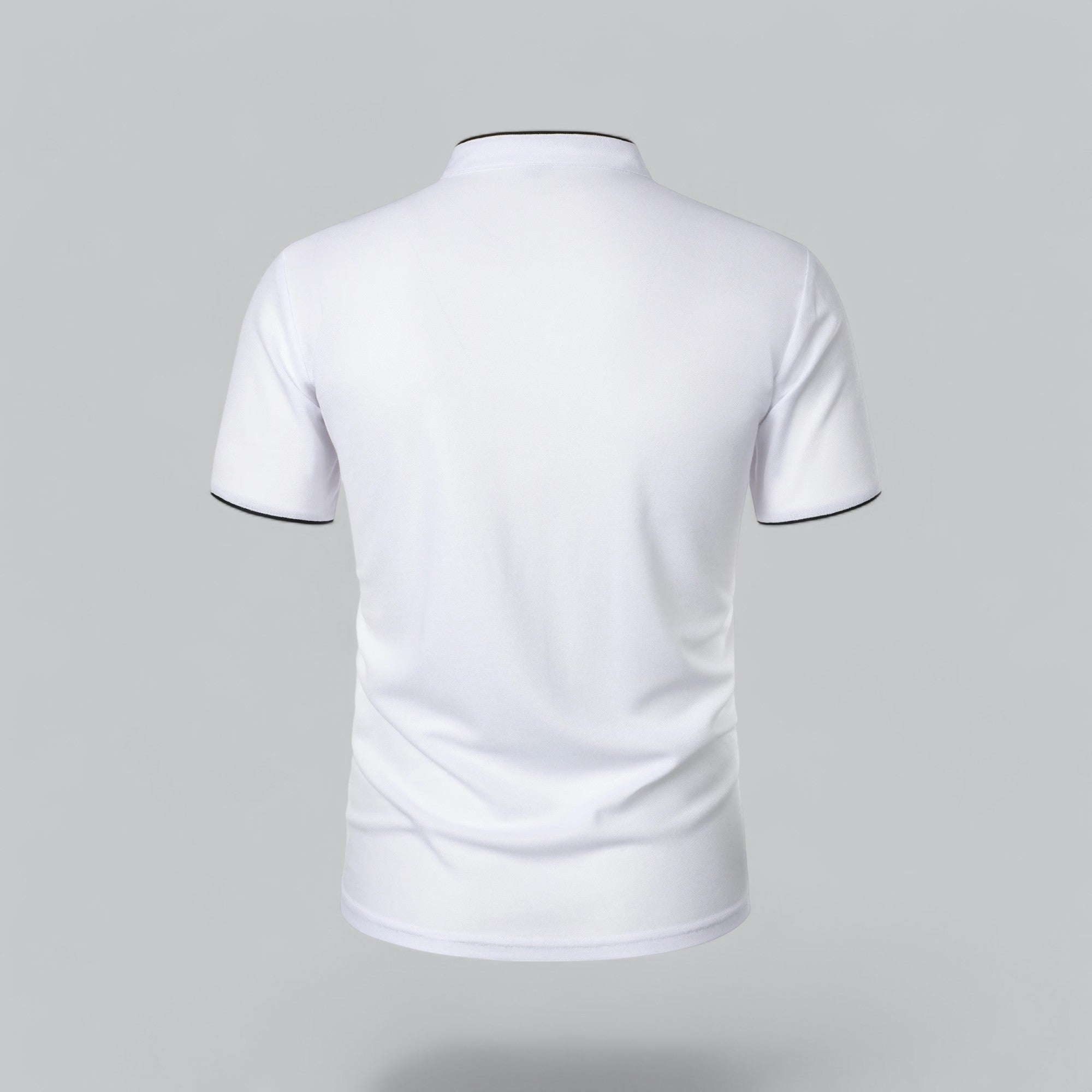 Polo sin cuello para hombre – estilo clásico para cualquier ocasión