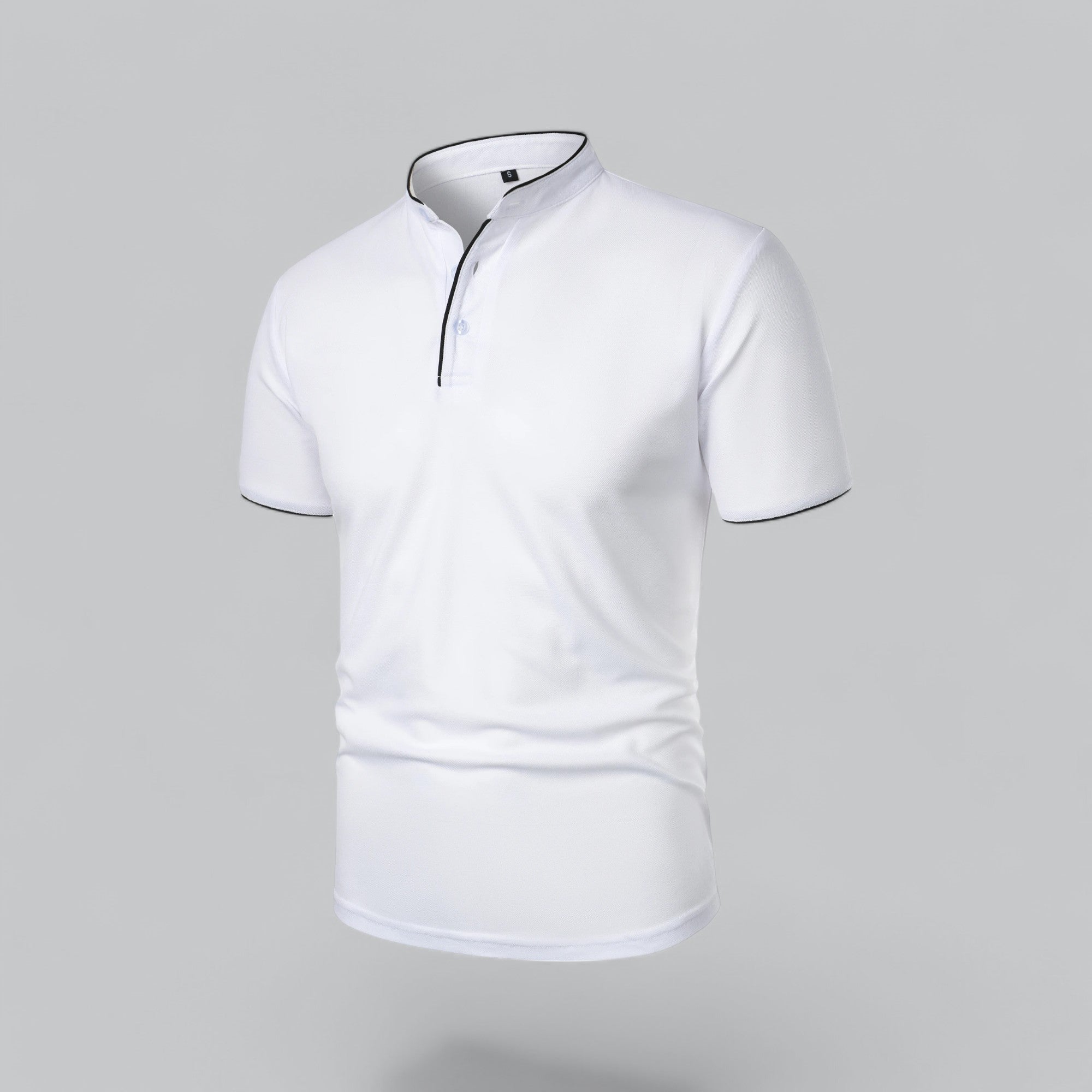 Polo sin cuello para hombre – estilo clásico para cualquier ocasión
