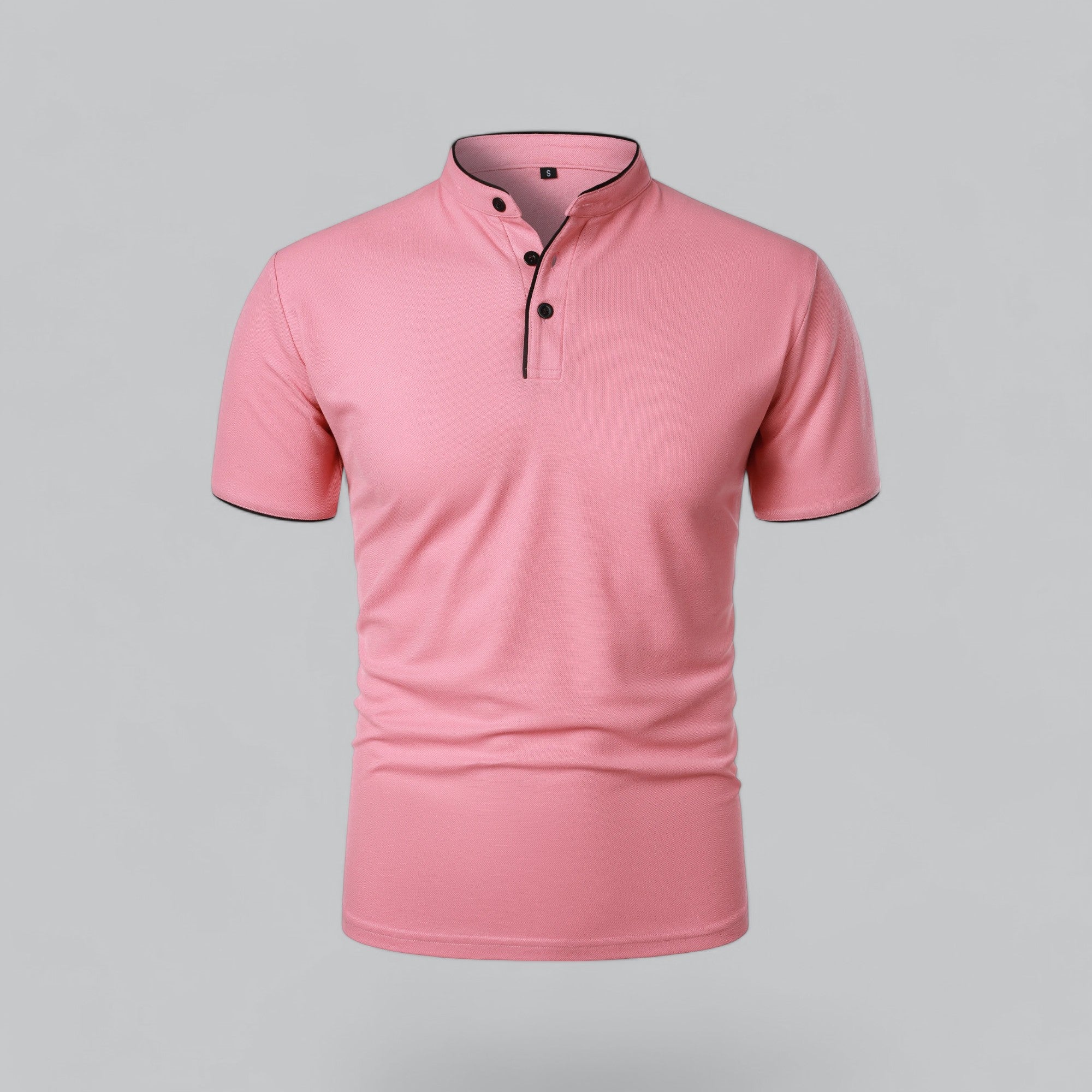 Polo sin cuello para hombre – estilo clásico para cualquier ocasión