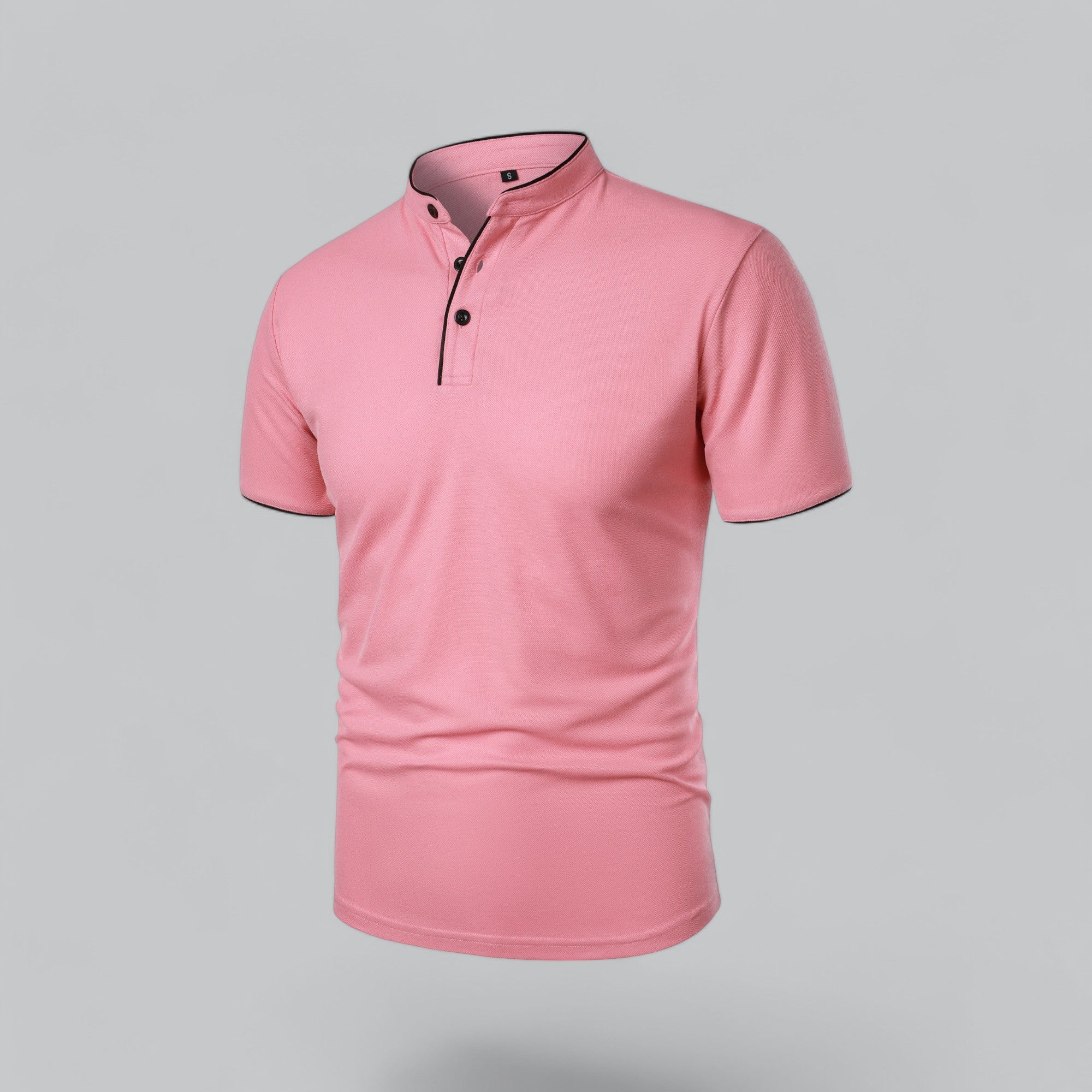 Polo sin cuello para hombre – estilo clásico para cualquier ocasión