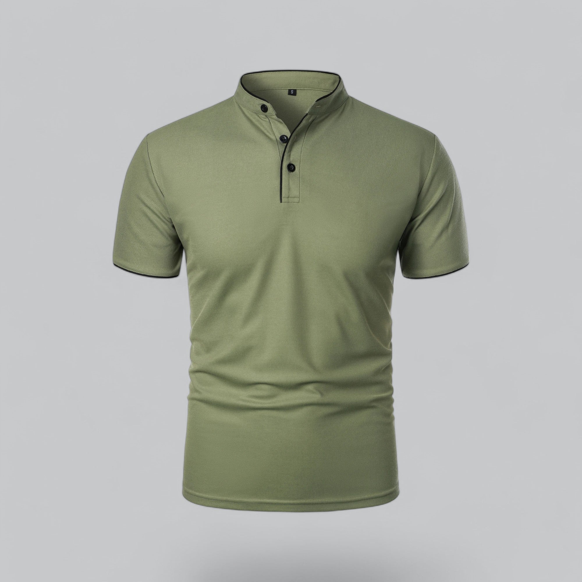Polo sin cuello para hombre – estilo clásico para cualquier ocasión