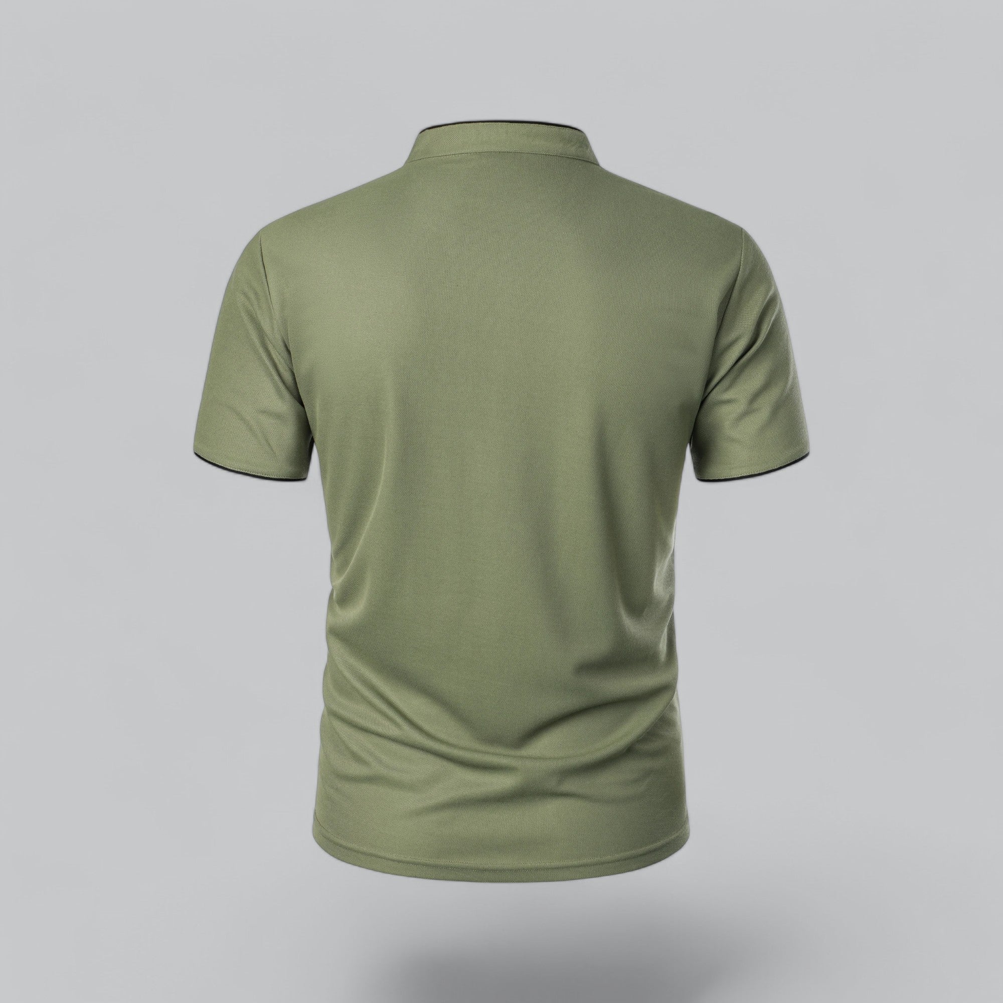 Polo sin cuello para hombre – estilo clásico para cualquier ocasión