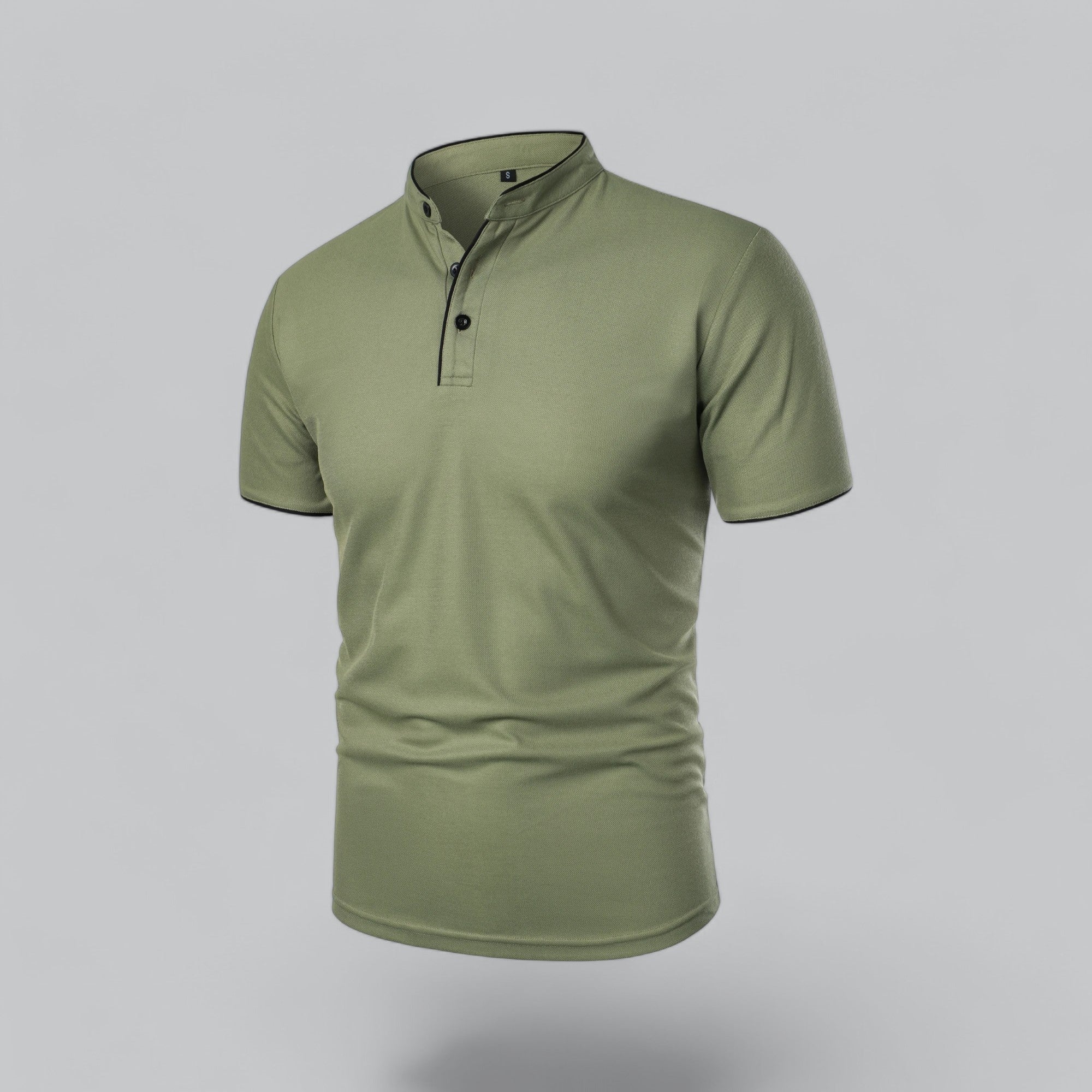 Polo sin cuello para hombre – estilo clásico para cualquier ocasión