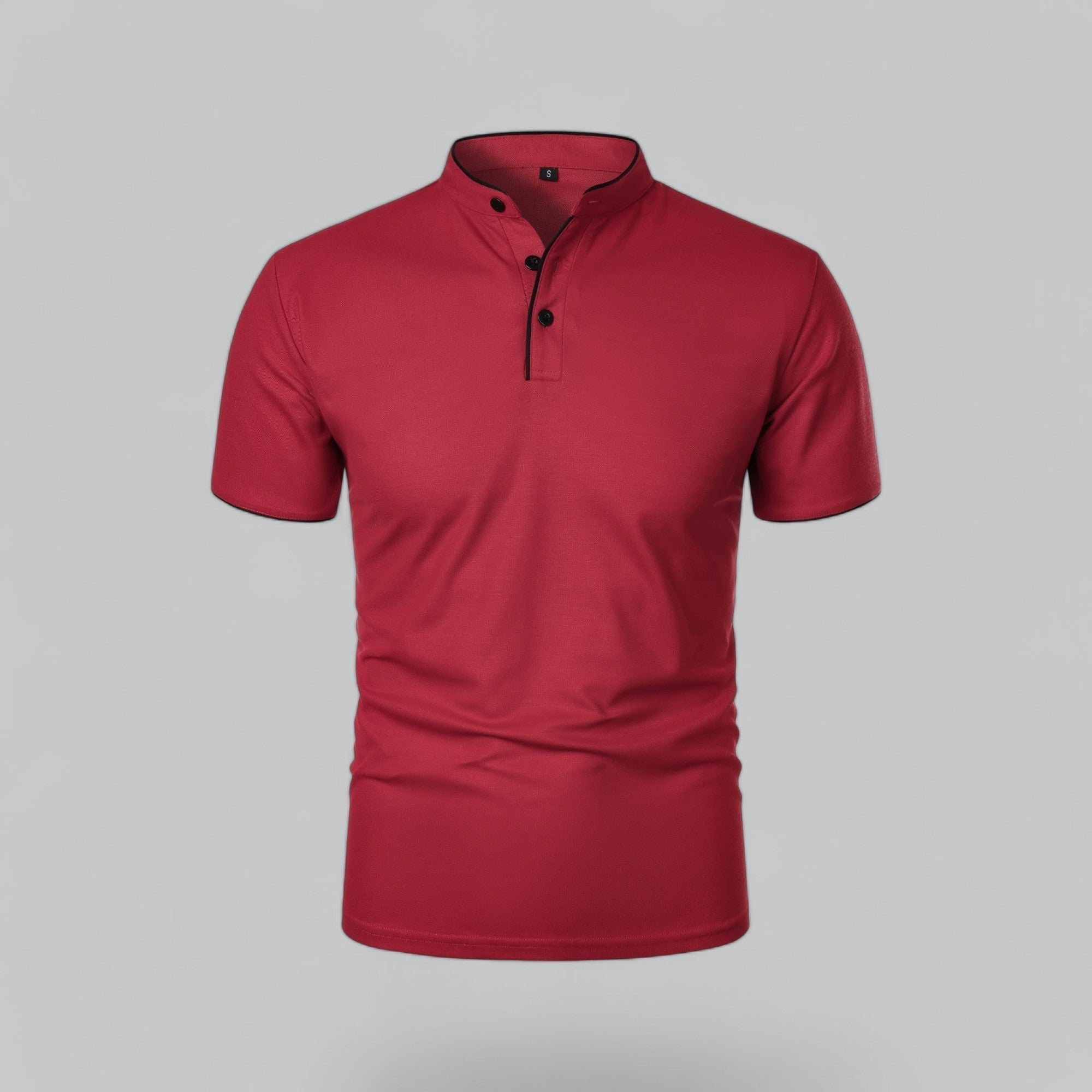 Polo sin cuello para hombre – estilo clásico para cualquier ocasión