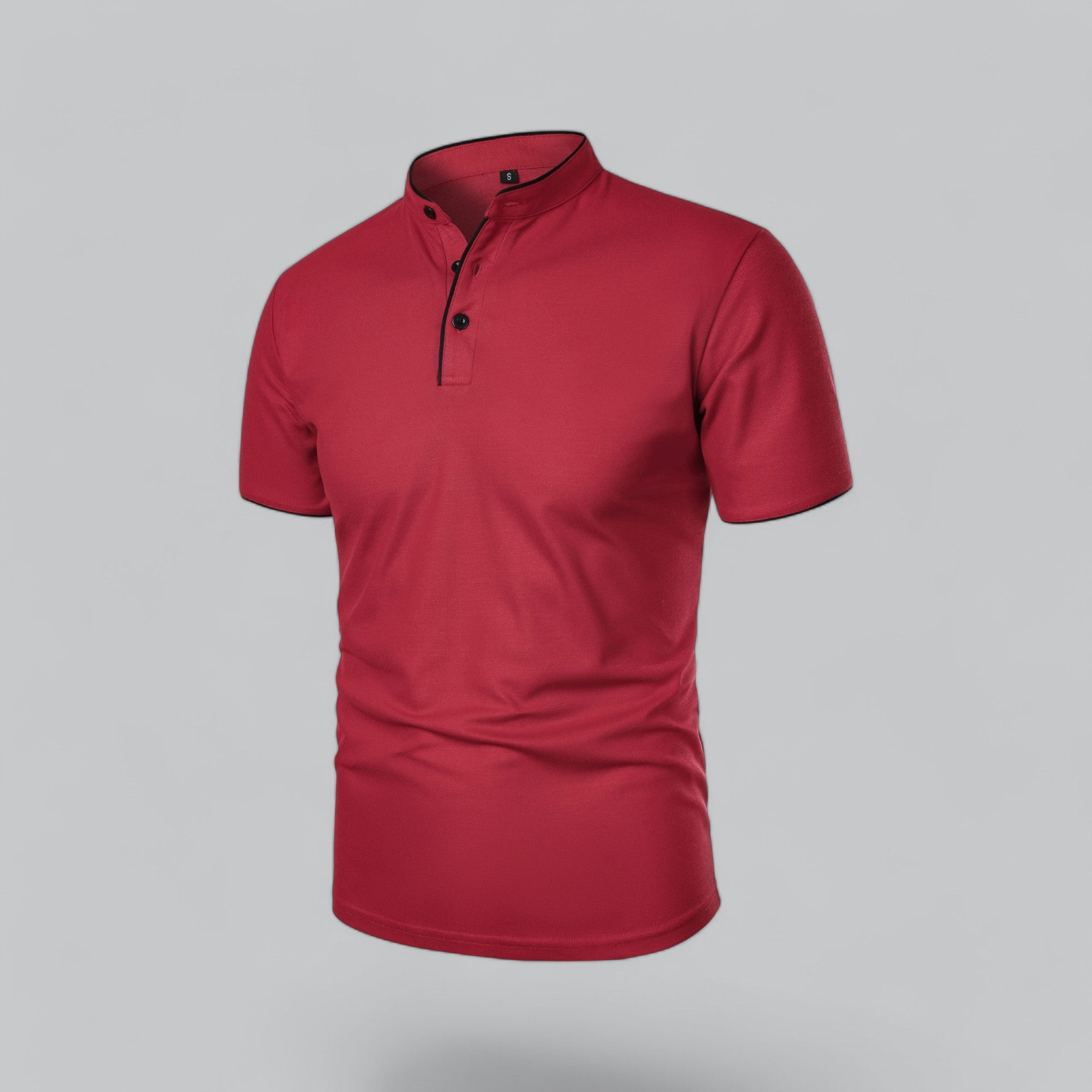 Polo sin cuello para hombre – estilo clásico para cualquier ocasión