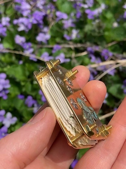 Prensa mini para flores