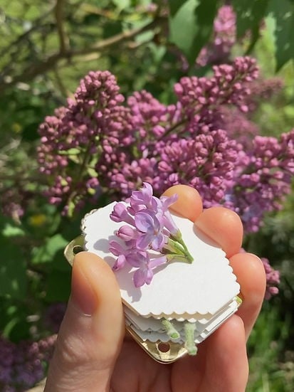 Prensa mini para flores