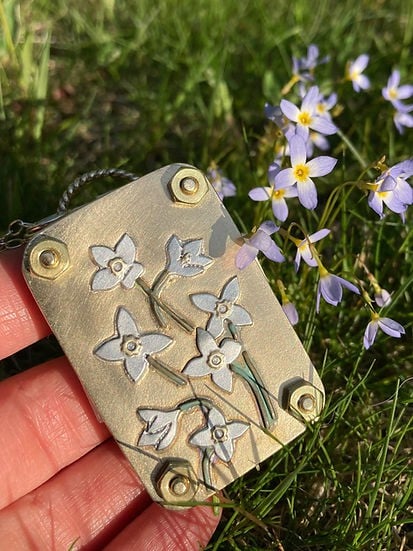 Prensa mini para flores