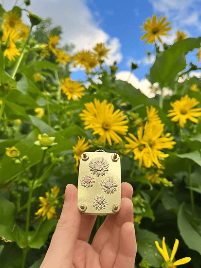 Prensa mini para flores