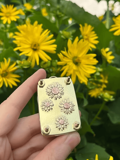 Prensa mini para flores