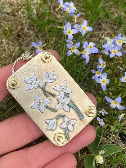 Prensa mini para flores