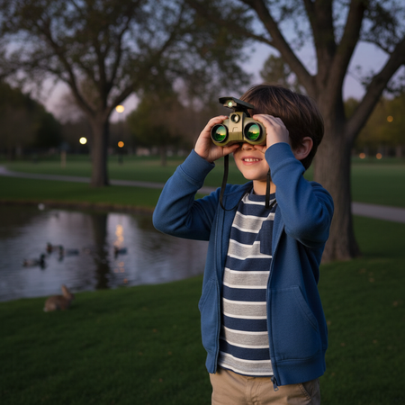 Prismáticos de visión nocturna para niños
