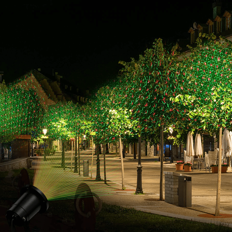 Proyector LED de jardín para iluminación festiva exterior