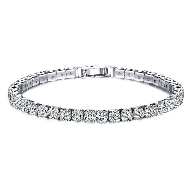 Pulsera tennis de plata de ley – elegancia atemporal con un toque urbano