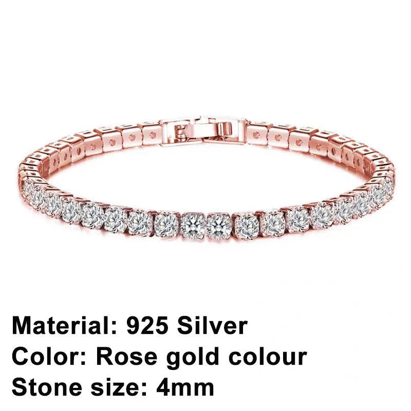 Pulsera tennis de plata de ley – elegancia atemporal con un toque urbano