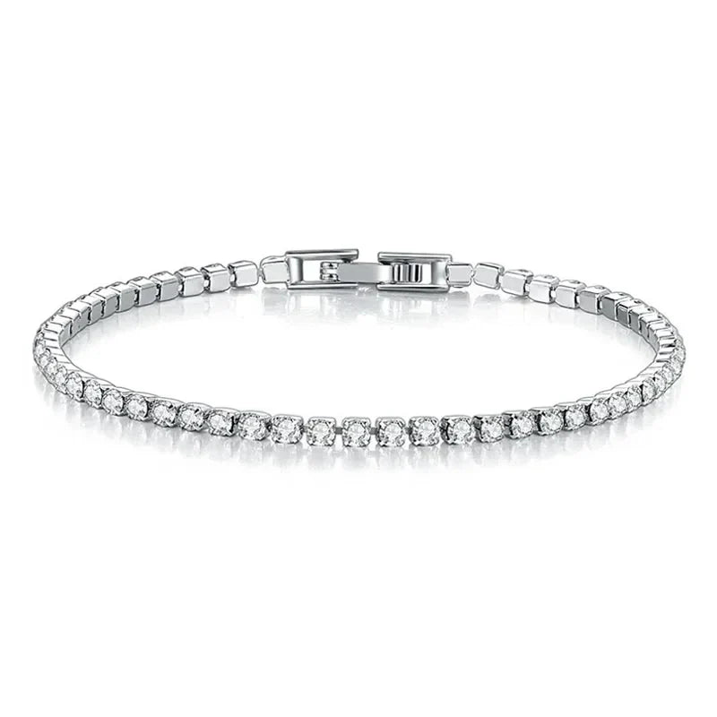 Pulsera tennis de plata de ley – elegancia atemporal con un toque urbano