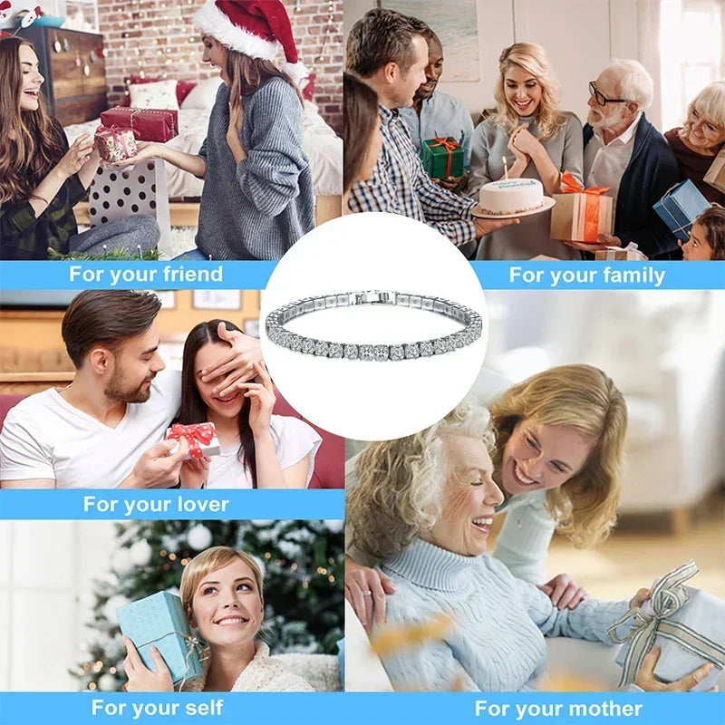 Pulsera tennis de plata de ley – elegancia atemporal con un toque urbano
