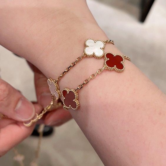 Pulsera trébol de la suerte