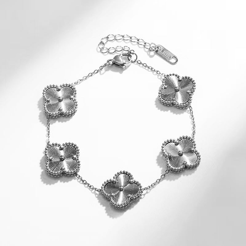 Pulsera trébol de la suerte