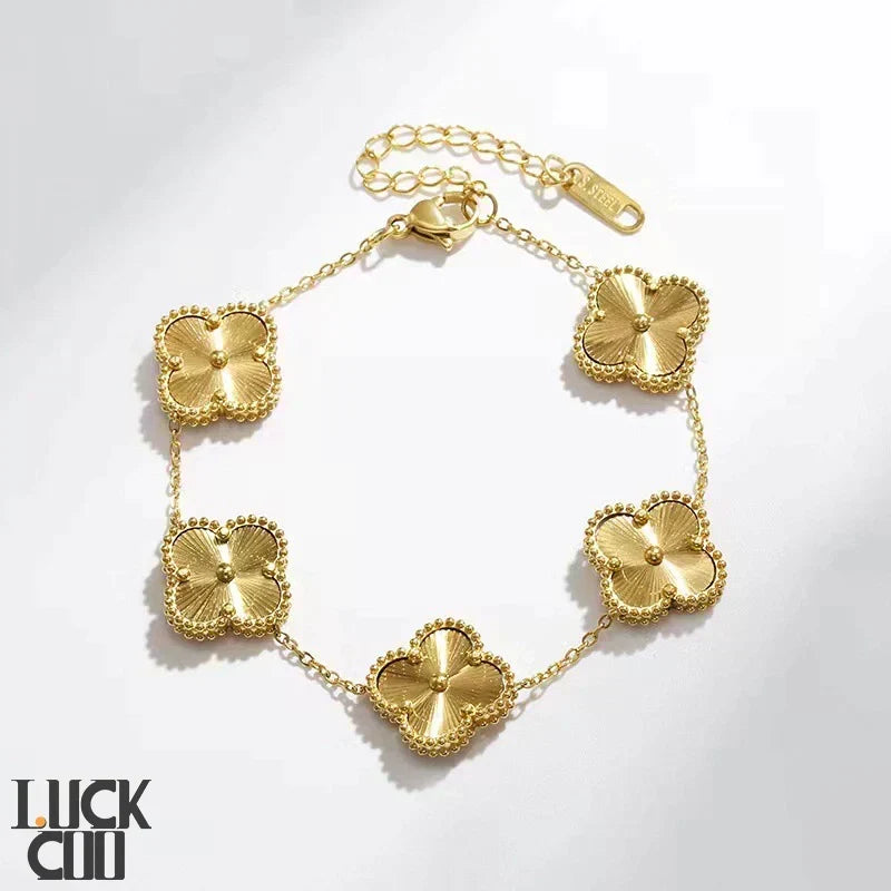 Pulsera trébol de la suerte